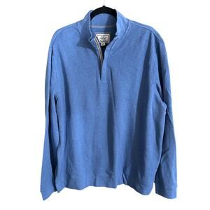 JOS A Bank 1905 Men's sz XXL Tailored Fit 1/4 zip Padded Elbows Sweater